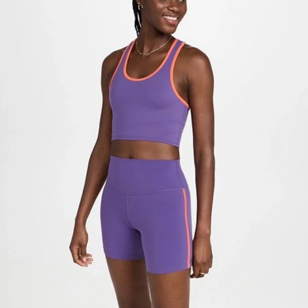 SPLITS Purple and Orange Activewear Set